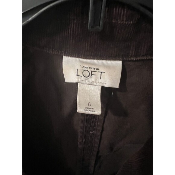 Ann Taylor LOFT Jacket Women 6 Corduroy Button Y2K preppy Gilmore Girls inspired - Picture 3 of 7